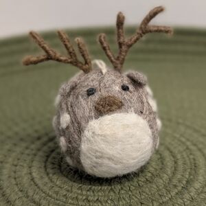 Gry & Sif Felt Reindeer Ornament